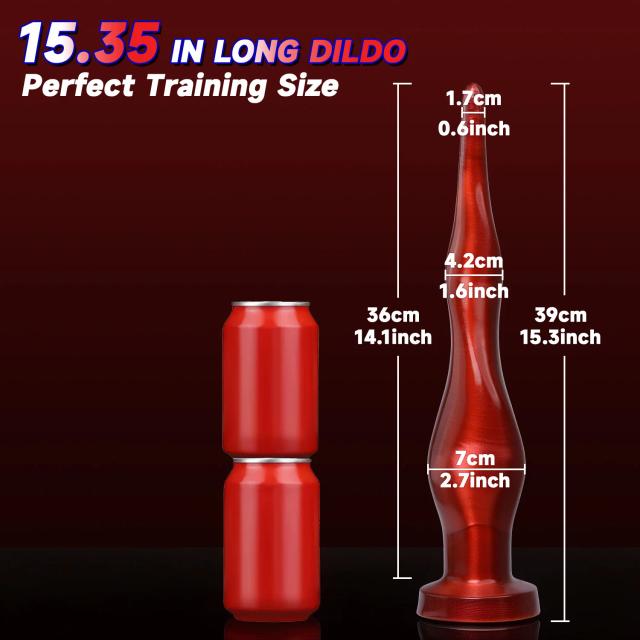Sextoys Silicone Vibrador Anal Longo Macio Massageador de Próstata para Mulheres e Homens 1 unidade