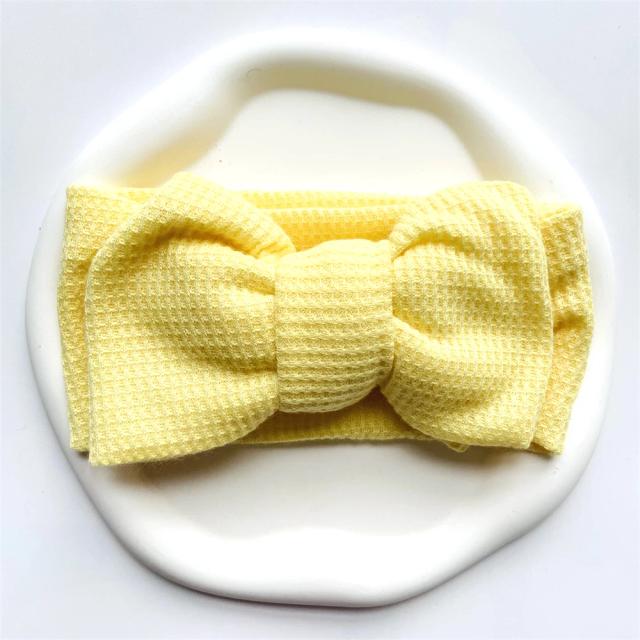 Baby Girl Arco Bandana Recém-Nascido Turbante Grande Laço Headbands Infantil Acessórios de Cabelo