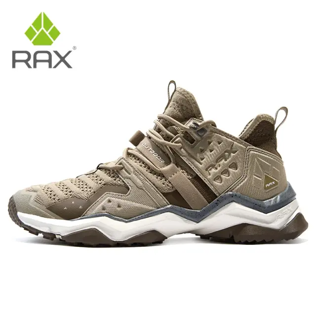 Rax Tênis de Caminhada Esportivo Masculino Leve e Respirável para Montanha e Escalada