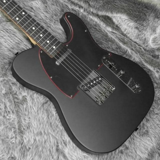 Guitarra Elétrica Tele Preto Fosco Corpo Mogno Escala Jacarandá