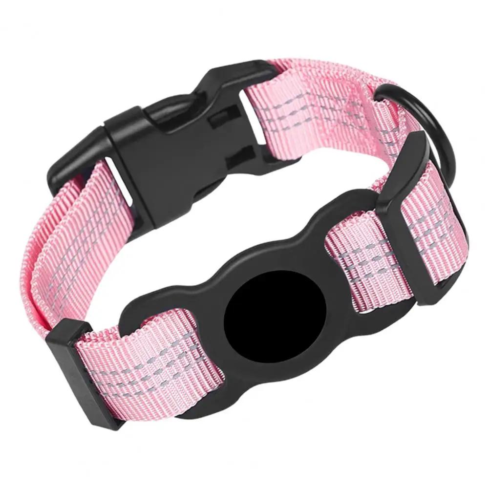 Coleira reflexiva Pet com AirTag Suporte para gato e cão, colarinho ajustável durável, GPS, PC rígido, Pet Supply - Image 1