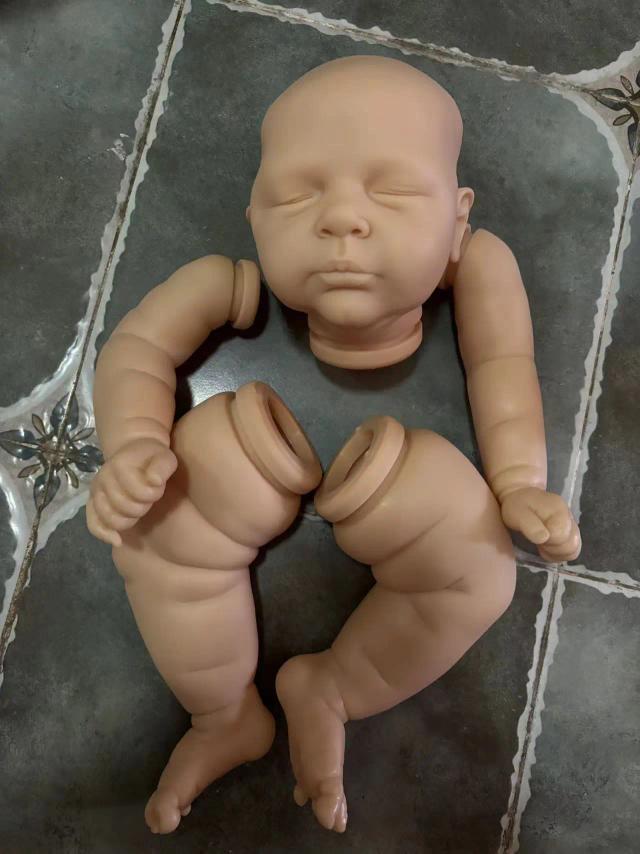 NPK-Reborn Baby Doll Kit Elliot Adormecido Inacabado 21-22"