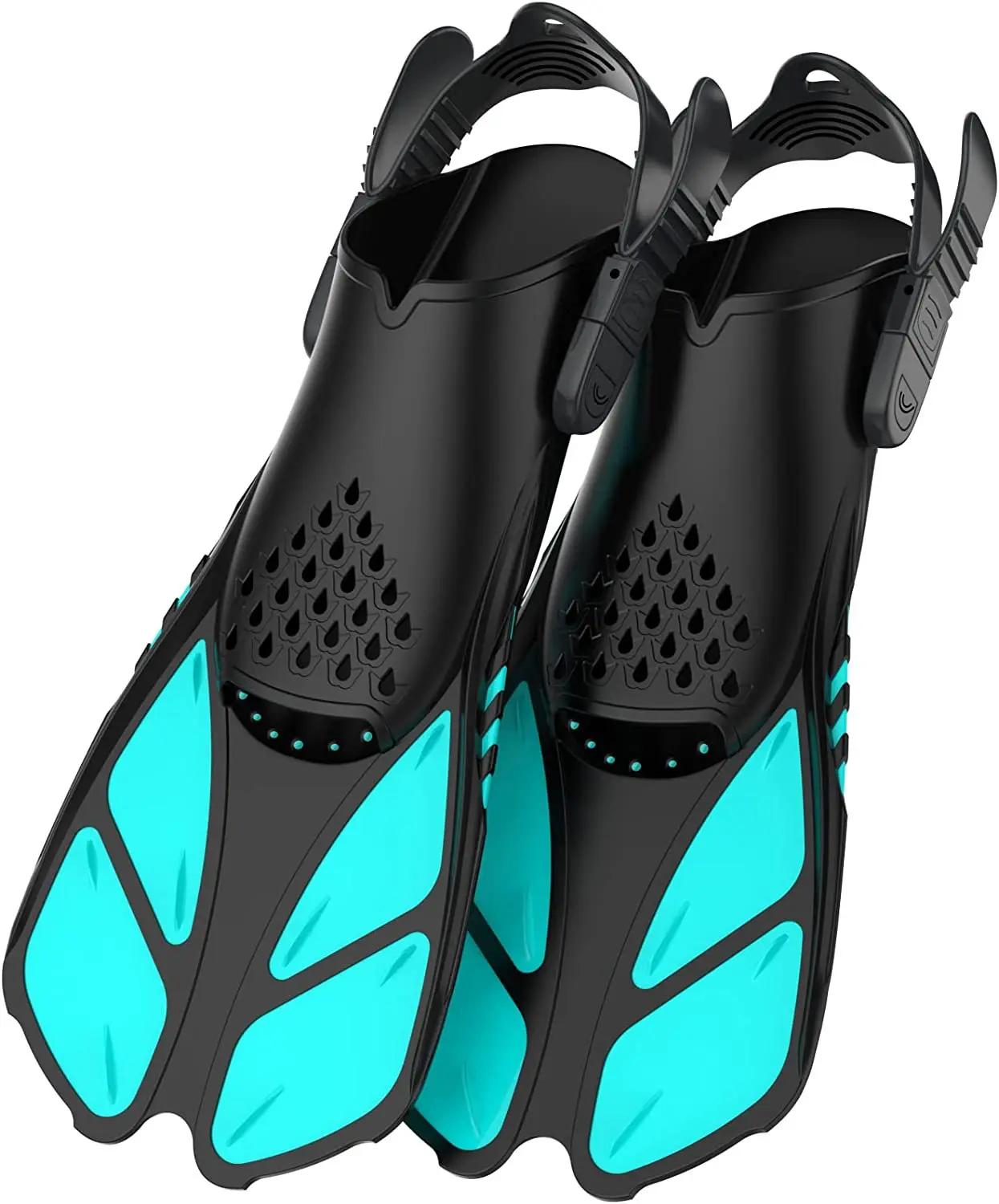 Nadadeiras de mergulho ajustável, nadadeiras de natação, nadadeiras adultas, equipamento de esportes aquáticos, criança, criança, Dropshipping - Image 1