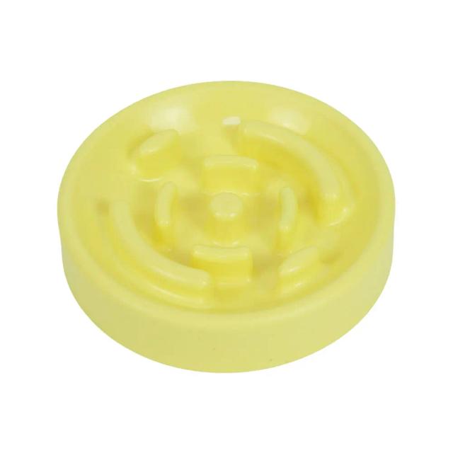 Tigela Slow Food Antiderrapante para Cães Pequenos e Gatos - Placa de Alimentação à Prova de Entupimento para Alimentação Lenta