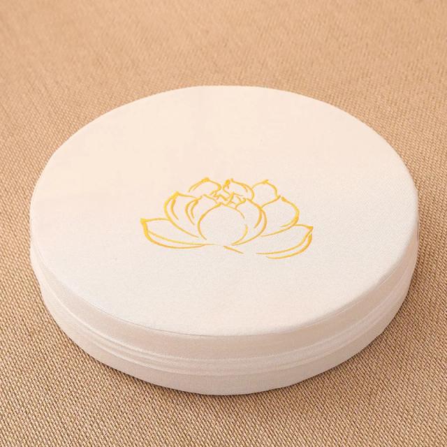 Almofada de Meditação de Linho 40cm - Conforto e Estilo para Sua Prática