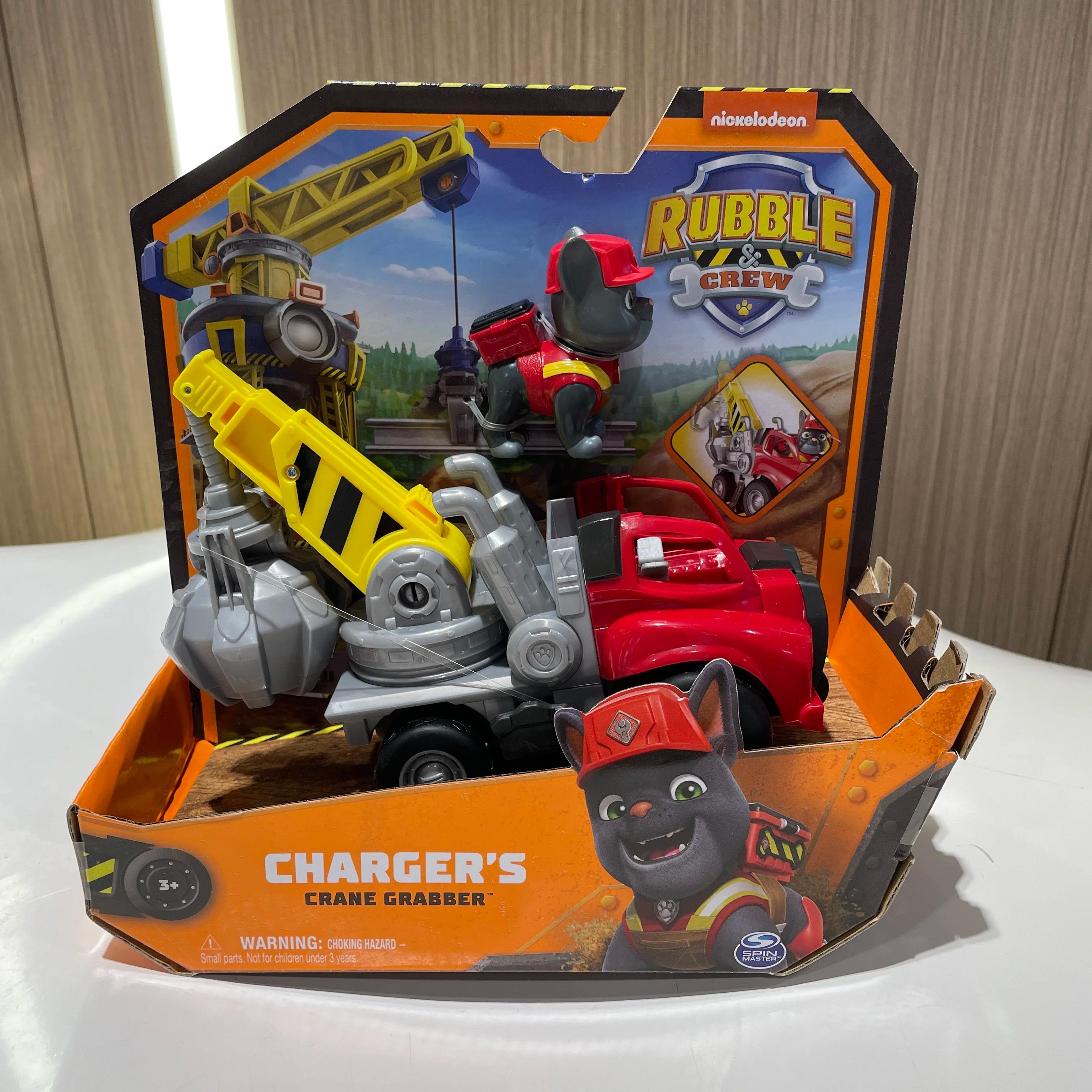 100% genuíno patrulha pata escombros & tripulação brinquedo Wheeler mix carregador figura de ação boneca com figuras colecionáveis crianças brinquedo presente aniversário - Image 1