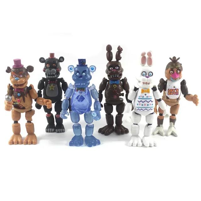 FNAF Figuras de Ação 6 Peças