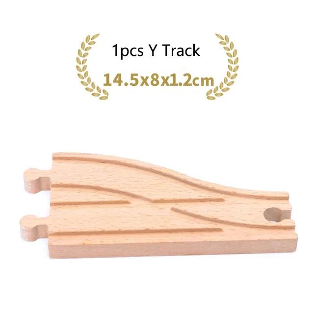 Acessórios Ferroviários de Madeira Múltiplos Cruzamentos e Bifurcações para Pistas de Expansão