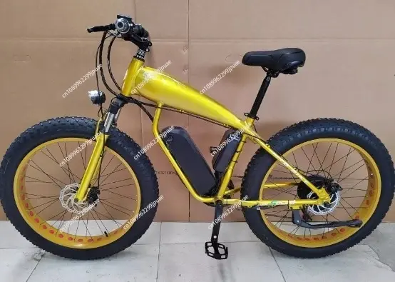 Bicicleta Elétrica Fat Tire 26" Off-Road com Absorção de Choque