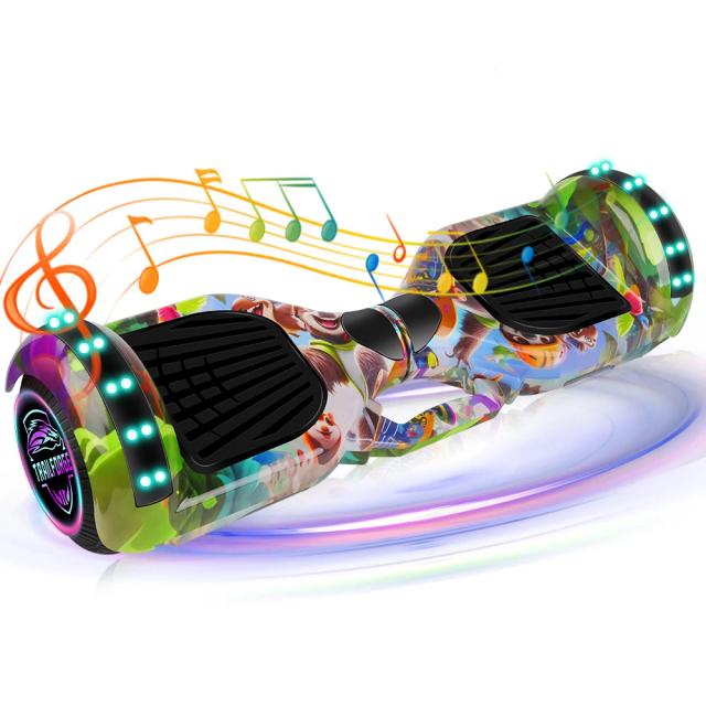 TRAILFORGE Hoverboard 6.5" LED Bluetooth Caixa de Som