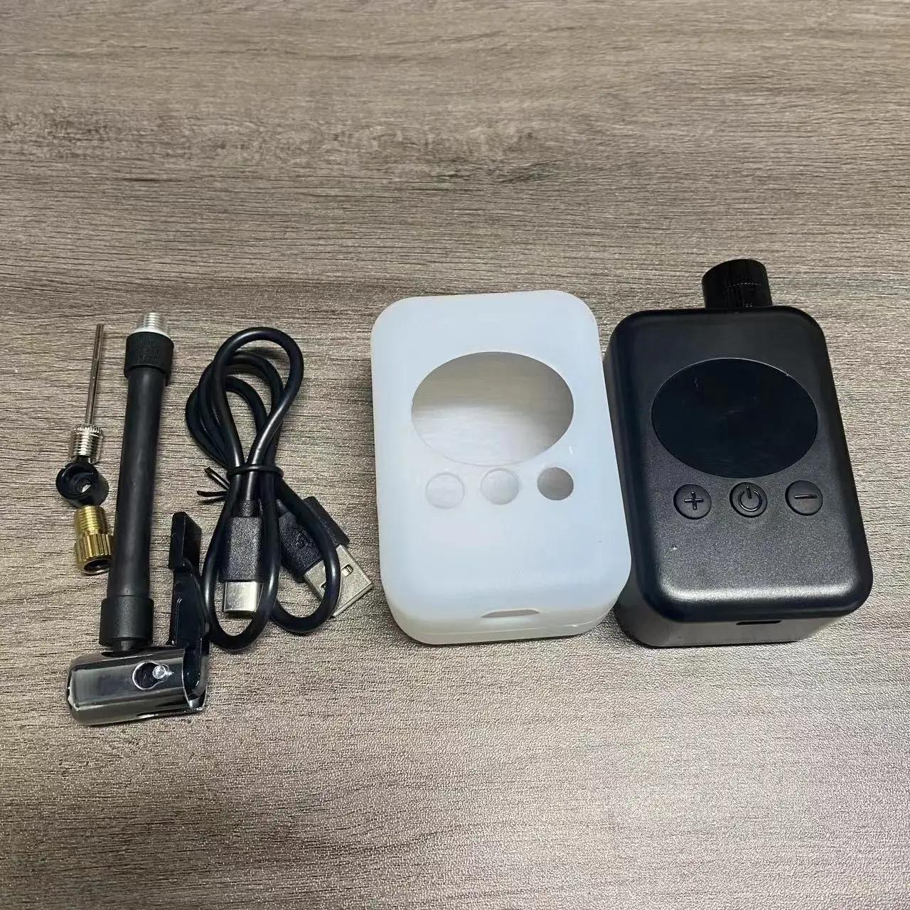 Mini bomba de pneu portátil para bicicleta, bicicleta elétrica bomba de ar, manômetro digital, desligamento automático com Presta, 150PSI - Image 1