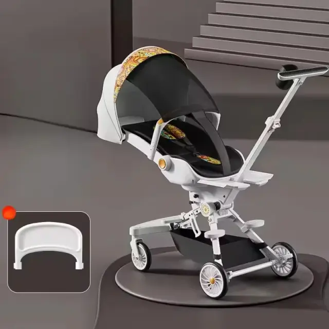 Carrinho de Bebê Dobrável Portátil para Viagem - Leve e Versátil