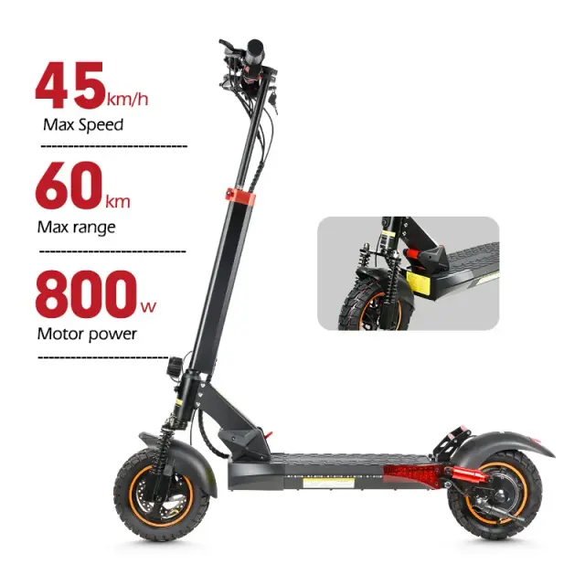 MX-14 Scooter Elétrico Dobrável 10 Polegadas Freios a Disco Duplos 500W