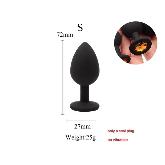 Vibrador Anal Bluetooth "Love Spouse" 10 Frequências Silicone Preto