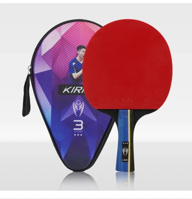Raquete de tênis de mesa Loki Kirin K3 Madeira Pura 5 Camadas