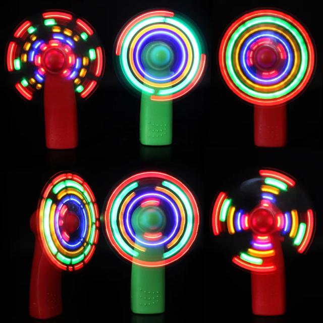 Mini Ventilador Portátil Led Colorido Brilhante 1 Unidade