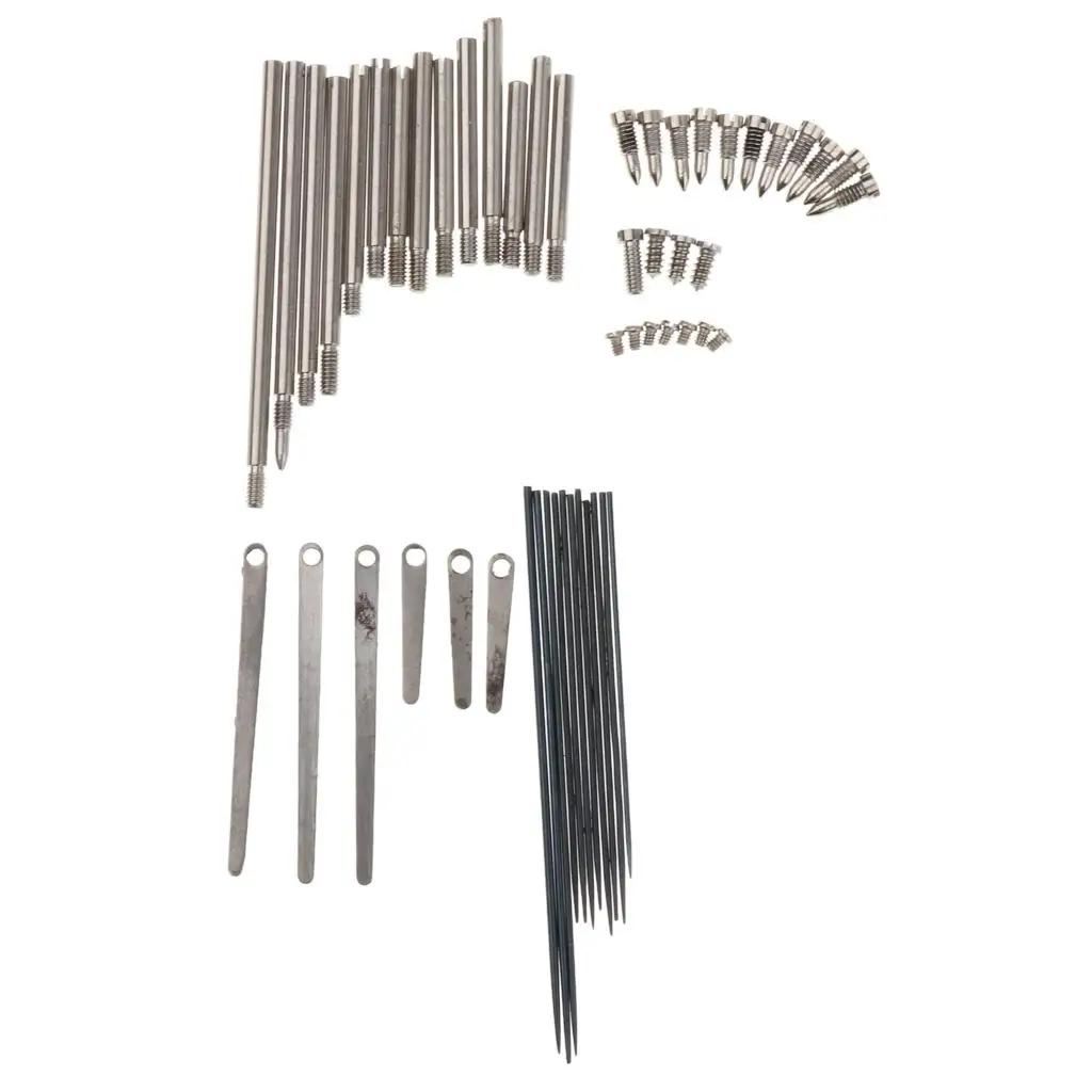 Ferramenta do reparo do clarinete, mola de aço, folha, chave, rolos, parafusos, agulha de palheta, 1 grupo - Image 1