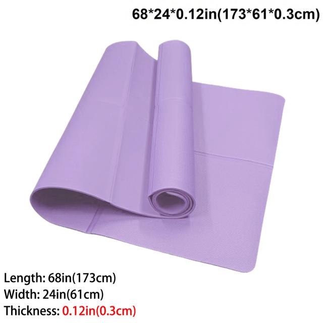 Tapete de Yoga Dobrável EVA 3mm/4mm/6mm para Fitness e Pilates