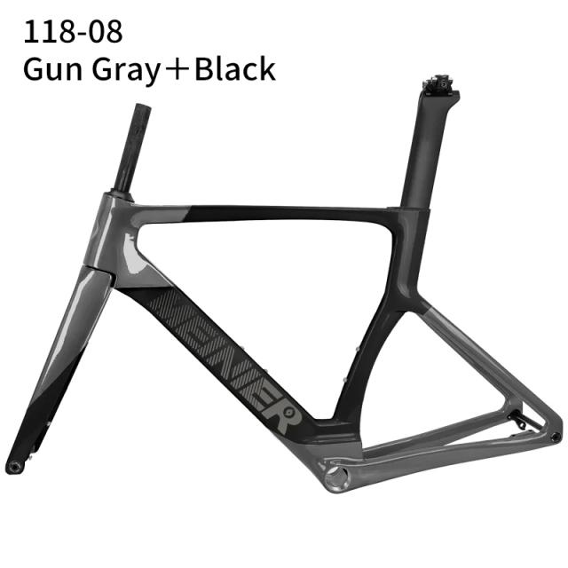MEINIER Quadro de Bicicleta de Estrada de Carbono MEINIER-DS-118 Aerodinâmico Freio a Disco T47