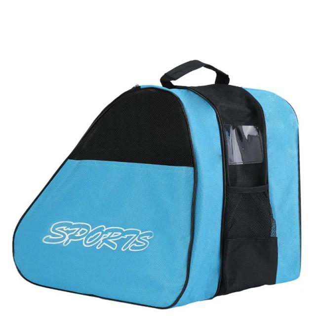 Bolsa para Patins de Gelo e Inline Grande Capacidade Respirável Nylon