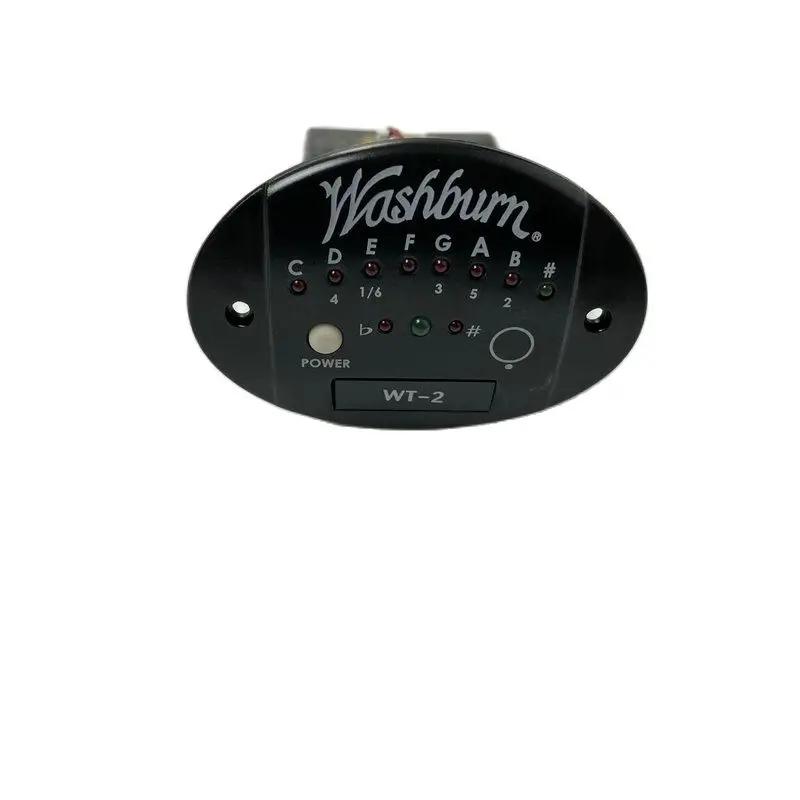 Washburn Onboard afinador cromático para guitarra acústica, feito na Coréia, melhor Battery, CR2032 - Image 1