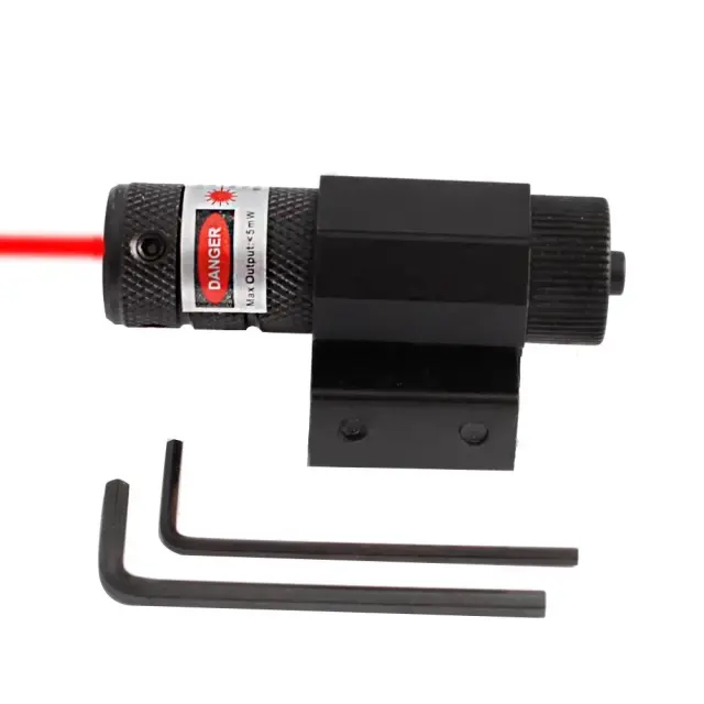 Mini Mira Laser Tática Ponto Vermelho Liga de Alumínio 75g