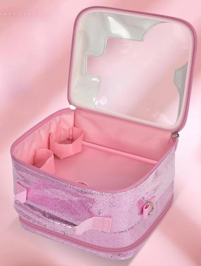 Bolsa de Armazenamento Little Tikes Story Dream Machine - Glitter Premium com Organizador Expansível