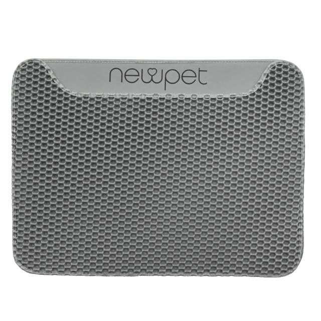 Tapete de Areia Dupla Camada Antiderrapante Newpet para Gatos com Filtro e Habilidade de Grande Drenagem