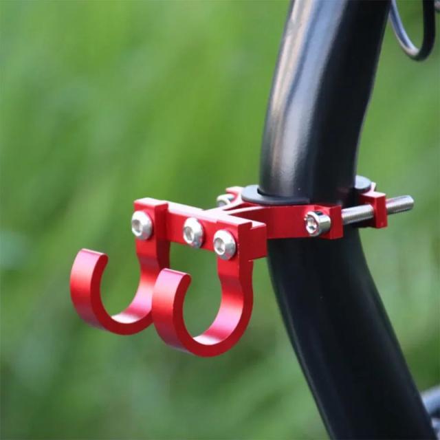 Gancho Duplo para Scooter Elétrica e Bicicleta - Liga de Alumínio Resistente