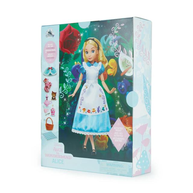 Conjunto Bonecas Princesa Disney Frozen Elsa Alice Brinquedos Anime Meninas Presente Surpresa Ano Novo