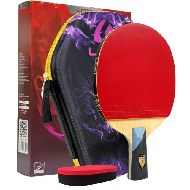 Loki Raquete de Tênis de Mesa Profissional 10 Estrelas