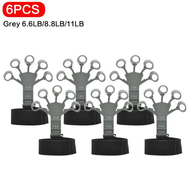 Fortalecedor de Mãos e Dedos para Guitarra e Reabilitação - 3 Níveis de Resistência