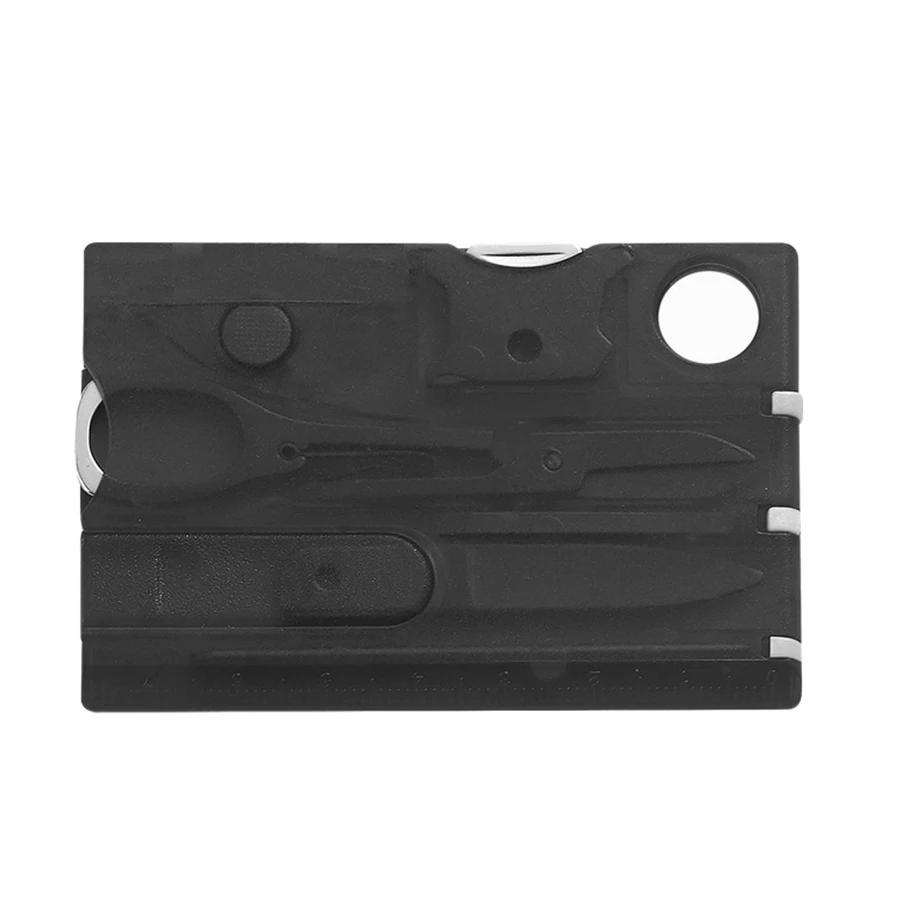 12 em 1 portátil caminhadas cartões bolso cartão de crédito portátil multi ferramentas sobrevivência ao ar livre equipamentos acampamento ferramenta edc engrenagem presente - Image 1