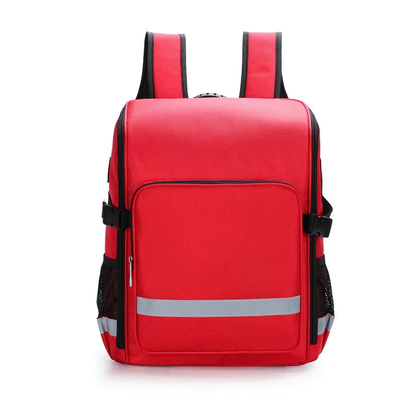 Kit de primeiros socorros de emergência Resgate retardador de chamas impermeável Kit de primeiros socorros vazio Mochila de fuga Saco médico de casa - Image 1