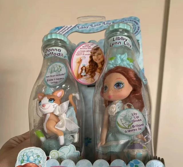 Yummi Land Boneca Vintage Pet Set Colecionável 15cm