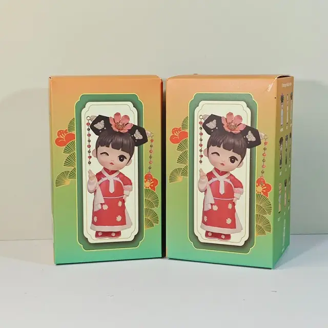 Nobreza Imperial Chinesa Figuras de Resina Caixa Cega Colecionável Artesanal Anime Ornamentos Exclusivos