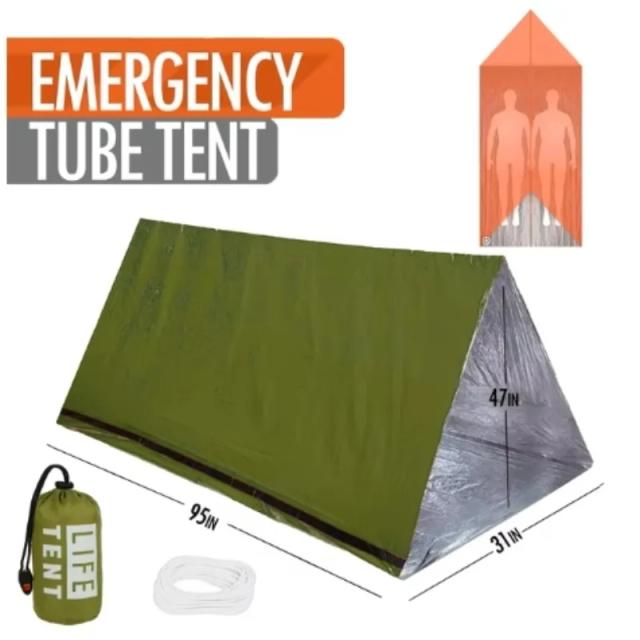 Barraca de Emergência SOS Life Tent 2 Pessoas à Prova d'Água