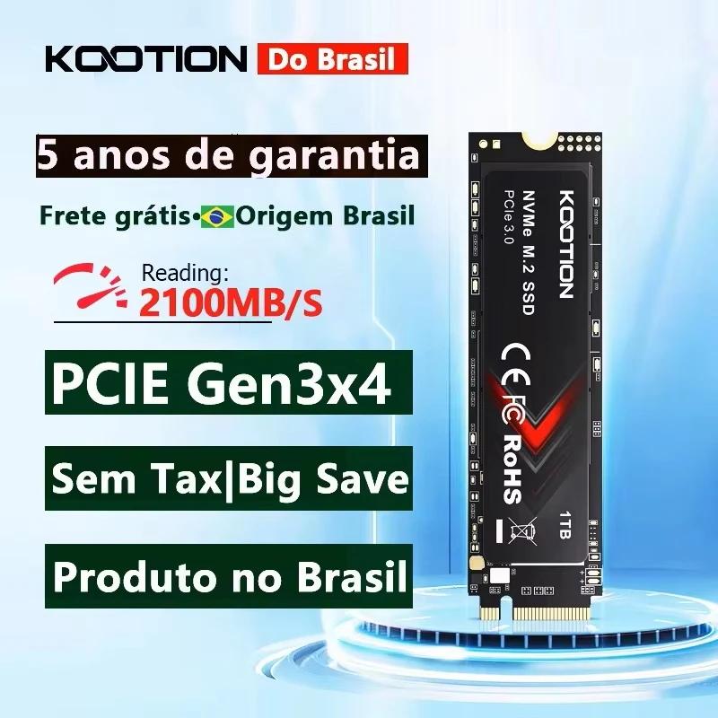 KOOTION X15Lite PCIe M2 SSD NVME M.2 SSD Drive 1TB 512GB 256GB Unidade de estado sólido Disco rígido interno SSD para laptop desktop - Image 1