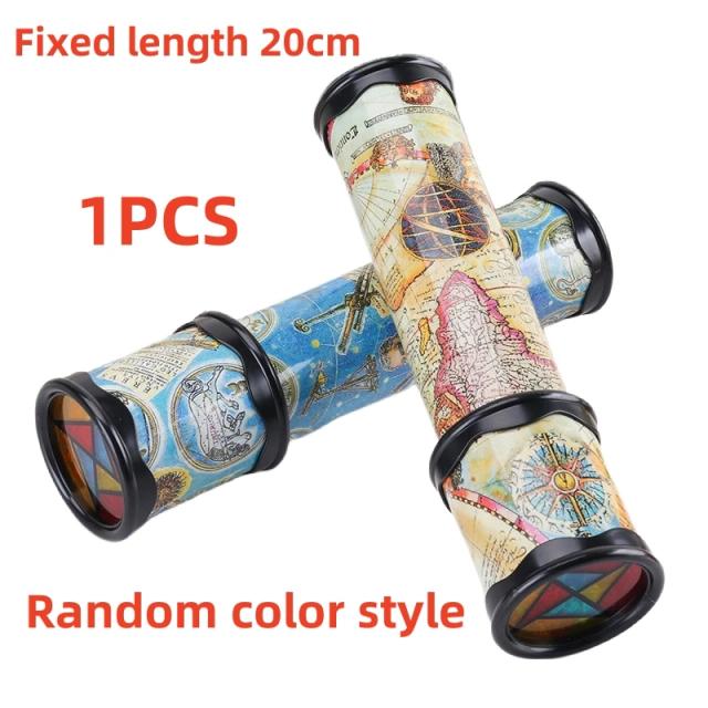 Caleidoscópio Infantil Educativo Rotativo 21cm