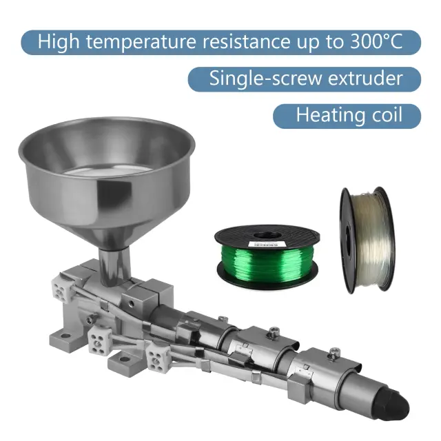 Extrusora de Parafuso Único Pequena Máquina de Moldagem para Produção de Filamento de Impressão 3D