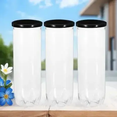 Recipiente de Armazenamento de Bola Transparente 3 pçs para Tênis de Mesa e Bolas Esportivas