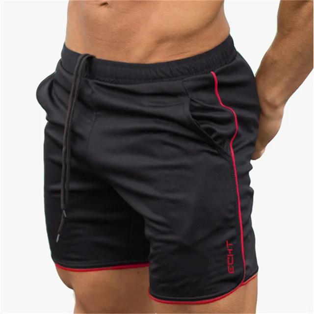 Calções esportivos de secagem rápida masculina, corrida, ginástica, ginástica, calças curtas, verão, 2022 - Image 1