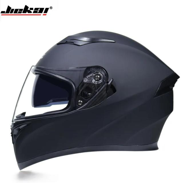 Jiekai 316 Capacete de Motocicleta de Rosto Inteiro para Corrida Masculina DOT