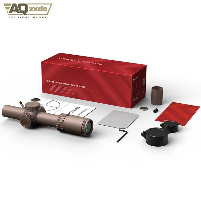 EOS IR-TAN Iluminação Âmbito, Caça Imagem clara, Óptica Teagle Wide Angle, Scopes e Acessórios, Brown, 1.2-6X24