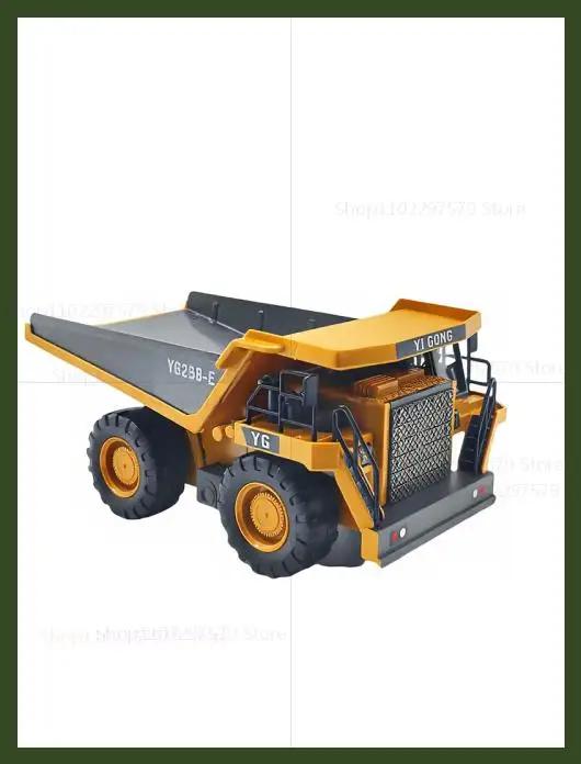 Escavadeira de Controle Remoto 11 Canais Brinquedo de Construção com Pá de Metal para Crianças