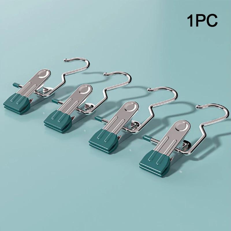 Multifuncional aço inoxidável Metal roupas clipes, calças, meias, chapéu, folha, pegs, organização doméstica - Image 1