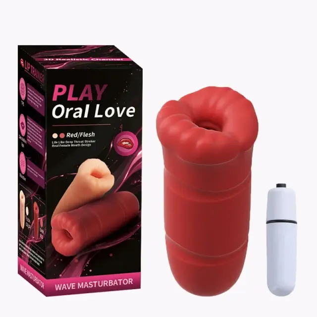 Masturbador Masculino de Sucção Realista com Vibração - Prazer Personalizado