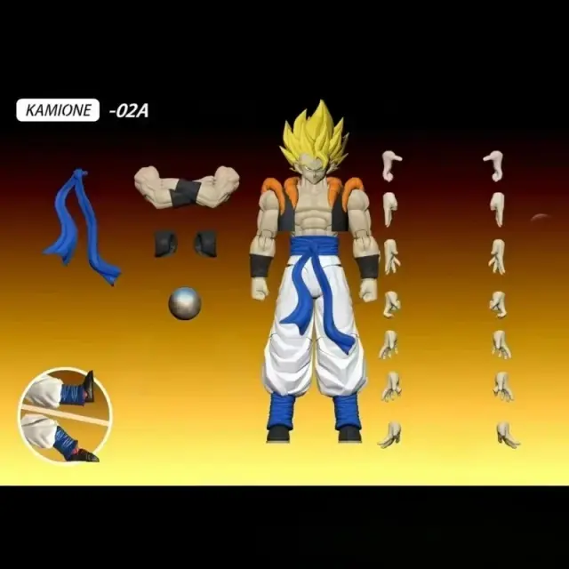 KAMIONE Dragon Ball Z SHF Super Saiyan Blue Son Goku Vegeta Gogeta Figuras de Ação