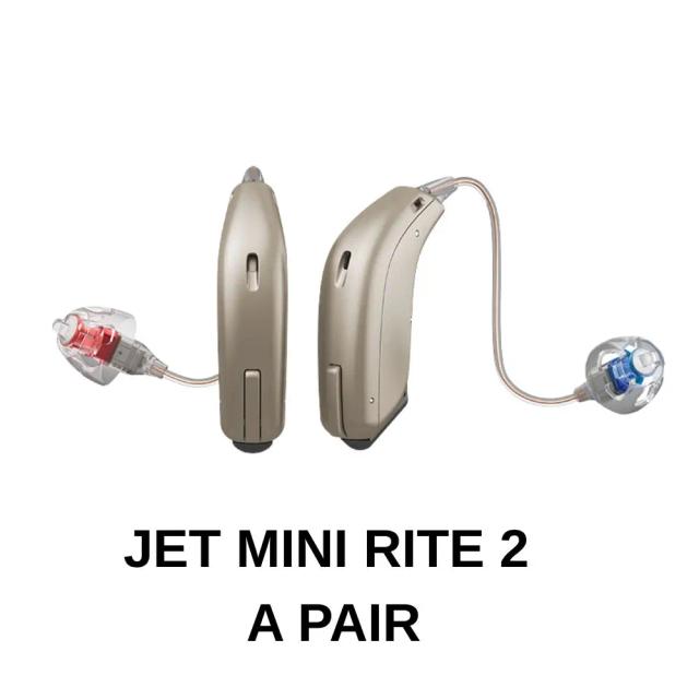 Oticon Jet 1 Jet 2 miniRITE Aparelho Auditivo Bluetooth Streaming Som 48 Canais