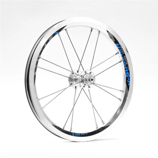 CNC Roda Dianteira Bicicleta Dobrável Aro 14 V-Brake Alumínio